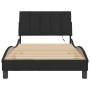 Estructura de cama con luces LED terciopelo negro 100x200 cm de , Camas y somieres - Ref: Foro24-3213765, Precio: 145,99 €, D...