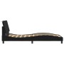 Estructura de cama con luces LED terciopelo negro 100x200 cm de , Camas y somieres - Ref: Foro24-3213765, Precio: 145,99 €, D...