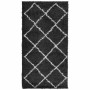 Modern high pile rug PAMPLONA black and cream 80x150 cm by , Rugs - Ref: Foro24-375405, Price: 31,41 €, Discount: %