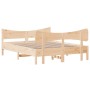 Estructura de cama con cabecero madera maciza pino 140x190 cm de , Camas y somieres - Ref: Foro24-3216393, Precio: 176,51 €, ...