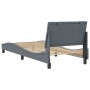 Dark gray velvet bed frame with headboard 90x200cm by , Beds and slatted bases - Ref: Foro24-3207826, Price: 144,99 €, Discou...