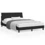 Estructura de cama con cabecero de terciopelo negro 140x190 cm de , Camas y somieres - Ref: Foro24-3207845, Precio: 227,99 €,...