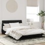 Bed frame with black velvet headboard 140x190 cm by , Beds and slatted bases - Ref: Foro24-3207845, Price: 189,03 €, Discount: %