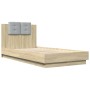 Cama con cabecero madera de ingeniería roble Sonoma 90x190 cm de , Camas y somieres - Ref: Foro24-3209970, Precio: 138,92 €, ...