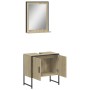 Set de muebles de baño 2 pzas madera de ingeniería roble sonoma de , Muebles de baño - Ref: Foro24-3214335, Precio: 88,87 €, ...