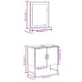 Set de muebles de baño 2 pzas madera de ingeniería roble sonoma de , Muebles de baño - Ref: Foro24-3214335, Precio: 88,87 €, ...