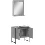 Set de muebles de baño 2 pzas madera de ingeniería gris sonoma de , Muebles de baño - Ref: Foro24-3214337, Precio: 91,62 €, D...