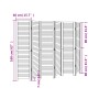 White Paulownia solid wood 6-panel dividing screen by , Room dividers - Ref: Foro24-358841, Price: 171,48 €, Discount: %