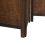 Dark brown paulownia wood 4-panel separator screen by , Room dividers - Ref: Foro24-358705, Price: 103,04 €, Discount: %