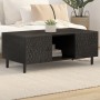 Solid black mango wood coffee table 100x54x40 cm by , Coffee table - Ref: Foro24-356831, Price: 155,99 €, Discount: %