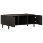 Solid black mango wood coffee table 100x54x40 cm by , Coffee table - Ref: Foro24-356831, Price: 155,99 €, Discount: %