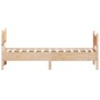 Estructura de cama con cabecero madera maciza pino 100x200 cm de , Camas y somieres - Ref: Foro24-3216387, Precio: 133,99 €, ...