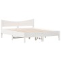 Estructura de cama con cabecero madera pino blanco 160x200 cm de , Camas y somieres - Ref: Foro24-3216364, Precio: 195,72 €, ...