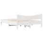 Estructura de cama con cabecero madera pino blanco 160x200 cm de , Camas y somieres - Ref: Foro24-3216364, Precio: 195,72 €, ...