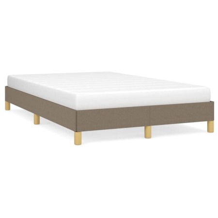 Estructura de cama tela gris taupe 120x190 cm de , Camas y somieres - Ref: Foro24-379493, Precio: 95,99 €, Descuento: %