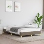 Estructura de cama tela gris taupe 120x190 cm de , Camas y somieres - Ref: Foro24-379493, Precio: 95,99 €, Descuento: %