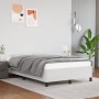 White synthetic leather bed frame 120x190 cm by , Beds and slatted bases - Ref: Foro24-379523, Price: 115,99 €, Discount: %