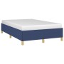 Estructura de cama tela azul 120x190 cm de , Camas y somieres - Ref: Foro24-379521, Precio: 116,52 €, Descuento: %