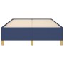 Blue fabric bed frame 120x190 cm by , Beds and slatted bases - Ref: Foro24-379521, Price: 116,52 €, Discount: %