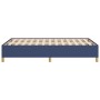 Blue fabric bed frame 120x190 cm by , Beds and slatted bases - Ref: Foro24-379521, Price: 116,52 €, Discount: %