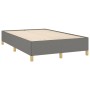 Estructura de cama tela gris oscuro 120x190 cm de , Camas y somieres - Ref: Foro24-379516, Precio: 116,99 €, Descuento: %