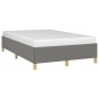 Estructura de cama tela gris oscuro 120x190 cm de , Camas y somieres - Ref: Foro24-379516, Precio: 116,99 €, Descuento: %