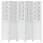 White Paulownia solid wood 5-panel dividing screen by , Room dividers - Ref: Foro24-358726, Price: 136,99 €, Discount: %