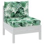 Cushions for pallets 2 units leaf print fabric by , Cushions for chairs and sofas - Ref: Foro24-379140, Price: 41,36 €, Disco...