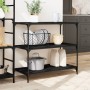 Black engineered wood kitchen cart 102x50x95 cm by , Kitchen and dining carts - Ref: Foro24-842321, Price: 93,35 €, Discount: %