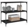 Black engineered wood kitchen cart 102x50x95 cm by , Kitchen and dining carts - Ref: Foro24-842321, Price: 93,35 €, Discount: %