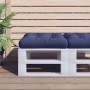 Navy blue fabric pallet sofa cushion 50x50x12 cm by , Cushions for chairs and sofas - Ref: Foro24-377823, Price: 25,41 €, Dis...