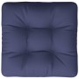 Navy blue fabric pallet sofa cushion 50x50x12 cm by , Cushions for chairs and sofas - Ref: Foro24-377823, Price: 25,41 €, Dis...