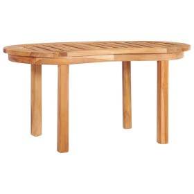 Mesa de centro de madera maciza de teca 90x50x45 cm de vidaXL, Mesas de centro - Ref: Foro24-48027, Precio: 126,99 €, Descuen...