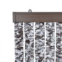 Brown and beige chenille fly curtain 100x200 cm by , Mosquito nets for windows - Ref: Foro24-377373, Price: 48,99 €, Discount: %