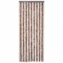 Beige and light brown chenille anti-fly curtain 100x200 cm by , Mosquito nets for windows - Ref: Foro24-377367, Price: 62,56 ...