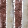 Beige and light brown chenille anti-fly curtain 100x200 cm by , Mosquito nets for windows - Ref: Foro24-377367, Price: 48,99 ...