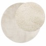 OVIEDO beige short pile rug Ø 100 cm by , Rugs - Ref: Foro24-375500, Price: 35,25 €, Discount: %