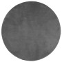 Short pile rug OVIEDO anthracite gray Ø 120 cm by , Rugs - Ref: Foro24-375479, Price: 49,55 €, Discount: %