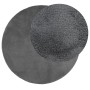 Short pile rug OVIEDO anthracite gray Ø 120 cm by , Rugs - Ref: Foro24-375479, Price: 49,55 €, Discount: %