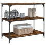 Smoked oak engineered wood kitchen cart 102x50x95 cm by , Kitchen and dining carts - Ref: Foro24-842323, Price: 89,31 €, Disc...