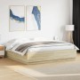 Estructura de cama con luces LED madera roble Sonoma 200x200 cm de , Camas y somieres - Ref: Foro24-3209585, Precio: 195,99 €...