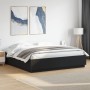 Bed frame with LED lights black engineered wood 180x200cm by , Beds and slatted bases - Ref: Foro24-3209591, Price: 197,45 €,...