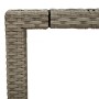 Garden table glass surface PE rattan gray 150x90x75 cm by , Garden tables - Ref: Foro24-368125, Price: 139,00 €, Discount: %