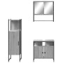 Set de muebles de baño 3 pzas madera contrachapada gris sonoma de , Muebles de baño - Ref: Foro24-3214698, Precio: 163,45 €, ...