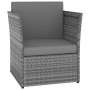 Garden chair with anthracite gray synthetic rattan stool by vidaXL, Garden chairs - Ref: Foro24-48193, Price: 147,73 €, Disco...