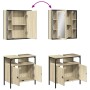 Set de muebles de baño 2 pzas madera contrachapada roble Sonoma de , Muebles de baño - Ref: Foro24-3214716, Precio: 152,47 €,...