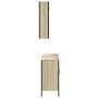 Set de muebles de baño 2 pzas madera contrachapada roble Sonoma de , Muebles de baño - Ref: Foro24-3214721, Precio: 165,02 €,...