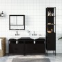 Black plywood 4-piece bathroom furniture set by , Bathroom furniture - Ref: Foro24-3214685, Price: 273,98 €, Discount: %