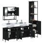 Black plywood 4-piece bathroom furniture set by , Bathroom furniture - Ref: Foro24-3214685, Price: 273,98 €, Discount: %