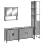 Set de muebles de baño 4 pzas madera contrachapada gris sonoma de , Muebles de baño - Ref: Foro24-3214693, Precio: 253,88 €, ...